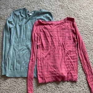 Women's Sweater Set - Pink and Green